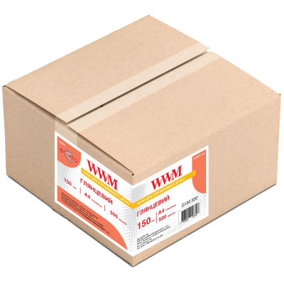 Фотобумага WWM A4 Glossy 150г, 500cn (G150.500) Винница - изображение 2