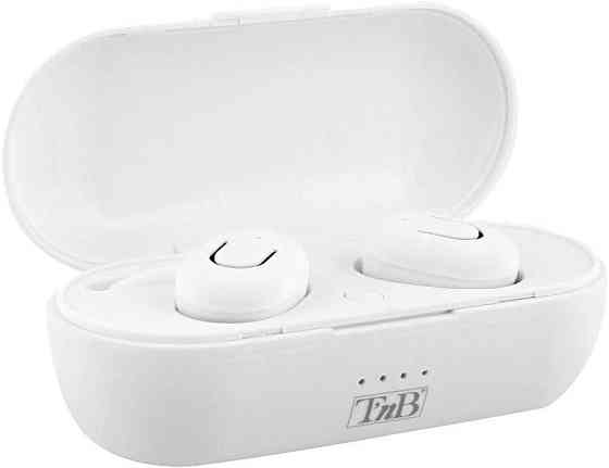 Бездротові вакуумні навушники T’nB Dude з Bluetooth 5.0, зарядним кейсом на 25 годин, ергономічний д Київ
