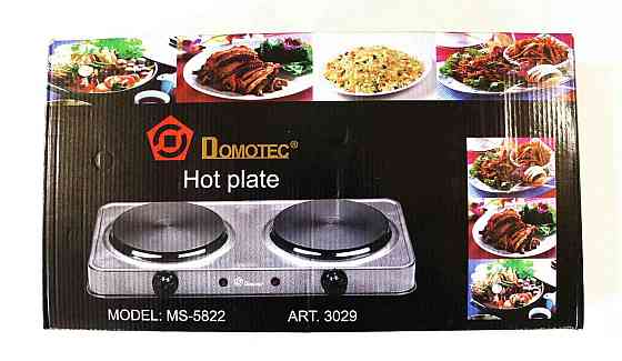 Электроплита двух комфорная/Дисковая / Domotec MS-5822 Днепр