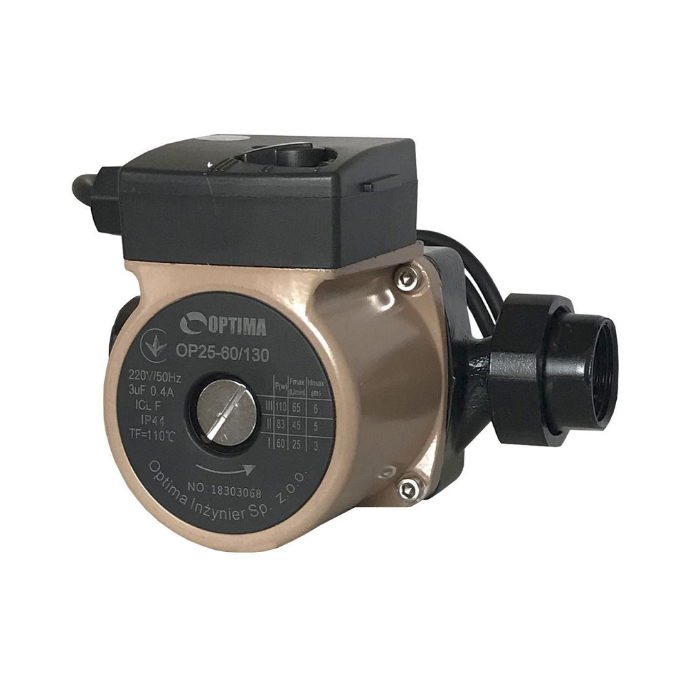 Насос циркуляционный Optima OP25-60 130мм + гайки, + кабель с вилкой! (000008366) Киев - изображение 5