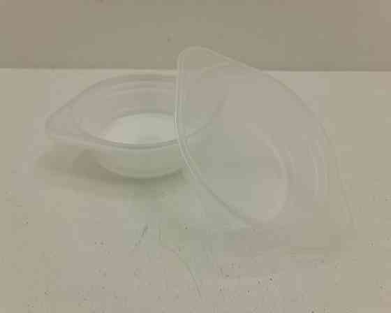 Тарелка одноразовая  полипропиленова 500мл  - вес 7,5 гр PP пригодна для микроволновой печи  (100 шт) Харьков