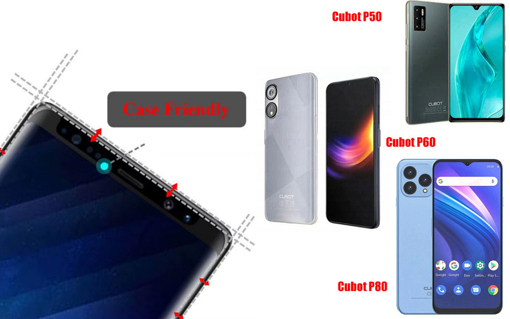 Защитное стекло HyperGlass Pro для Cubot P50, Cubot P60, Cubot P80 – максимальная чувствительность и защита Киев - изображение 4