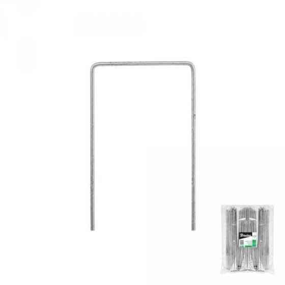 Шпилька "U" металева оцинкована 7/15 см - 50шт., ATSMGU1715/50L Київ