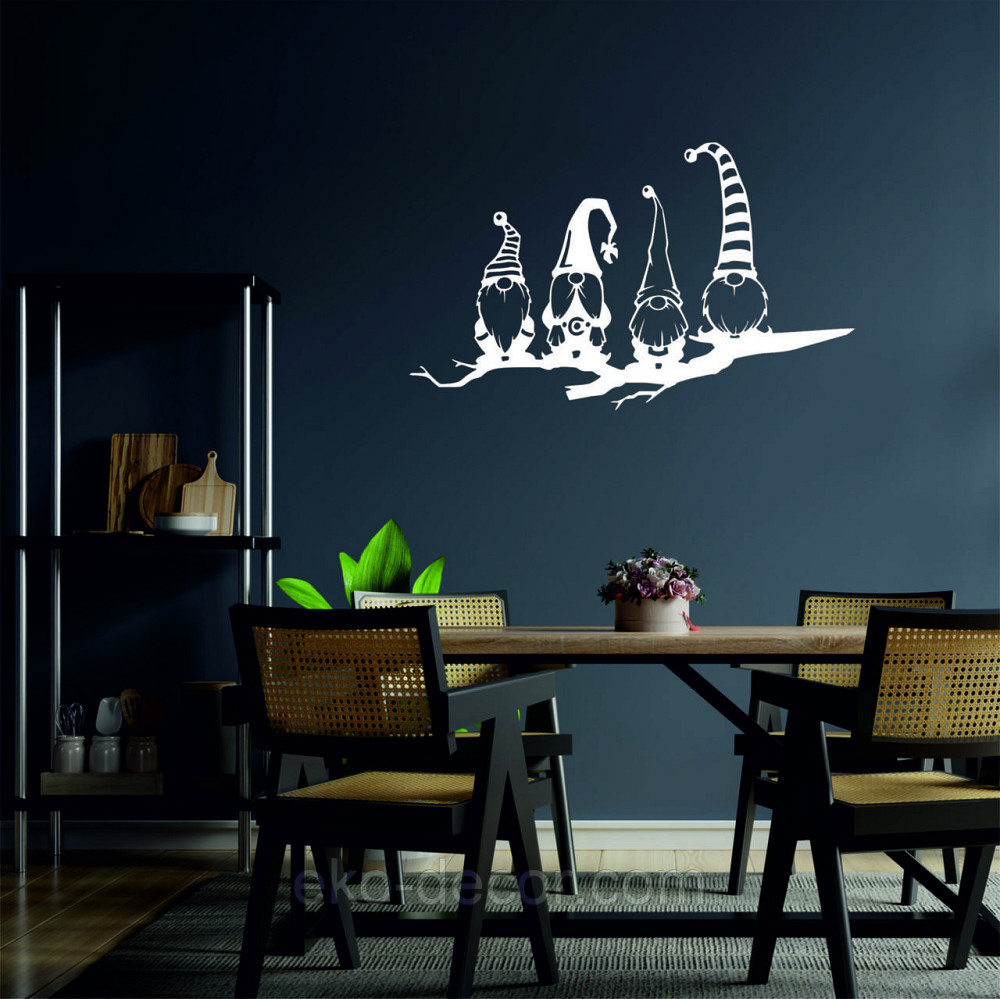 Декоративне настінне Панно «Гноміки», Декор на стіну 90*54 см, Білий Київ - фото 5