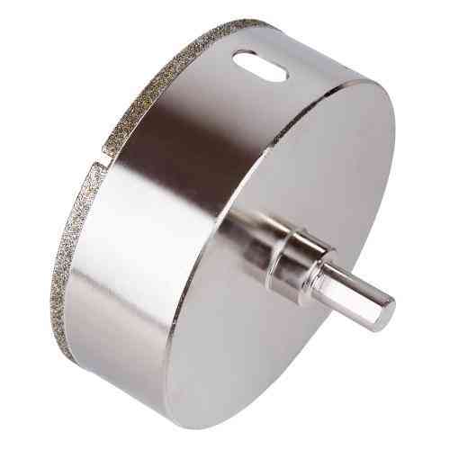 Свердло корончате алмазне по склу та кераміці 100мм з центрувальним свердлом Alloid Одеса