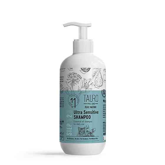 Tauro Pro Line Pure Nature Ultra Sensitive Shampoo Шампунь для собак та котів з чутливою шкірою, 400 мл Киев