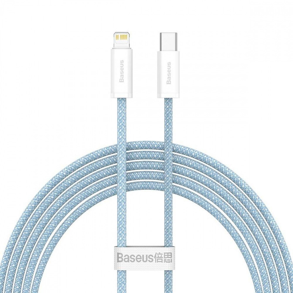 Кабель Baseus Dynamic Series Fast Charging Type-C to Lightning 20W 2м блакитний Львів - фото 1