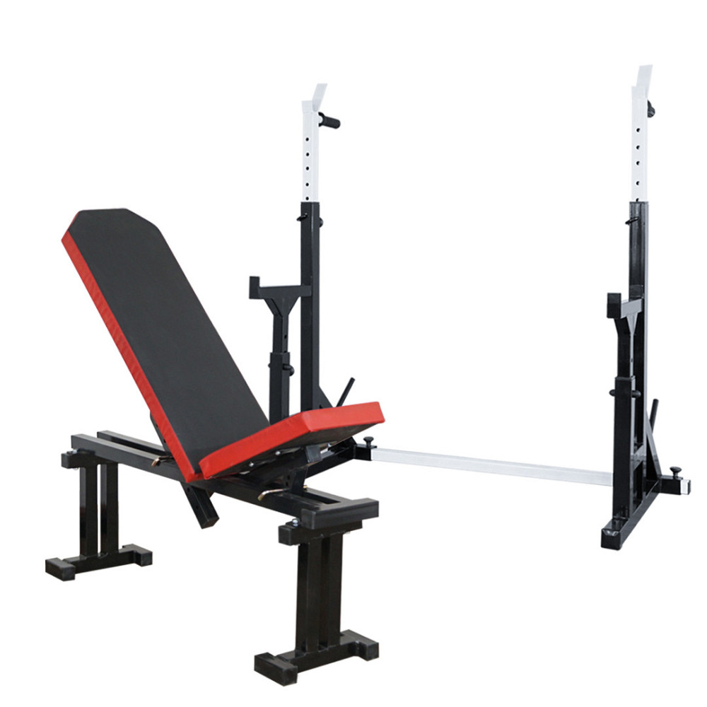 Лавка для жиму регульована 40 на 40 мм + Стійки з упорами 50 на 50 мм + бруси + штирі для блінів Київ - фото 6