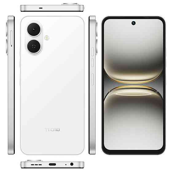 Смартфон Tecno Spark Go 2 (KM4) 4/128 GB Veil White (4894947088841) ( 14101 ) Харків