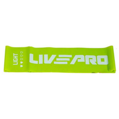 Еспандер LivePro Fitness Band Light LP8415-L зелений Уні 200х15см (4,5кг) (6951376153668) Вінниця - фото 1