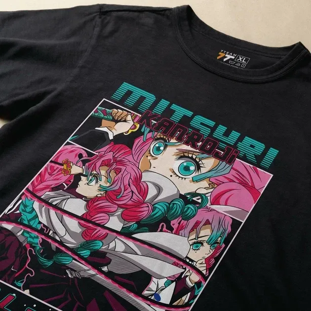 Футболка чоловіча з  принтом Клинок, рассекающий демонов Міцурі 5 Розмір 48 Anime0962 Дніпро - фото 3