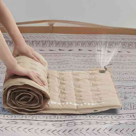 Килимок надувний із подушкою Naturehike CNK2550WS025 60 мм Зелений Вінниця