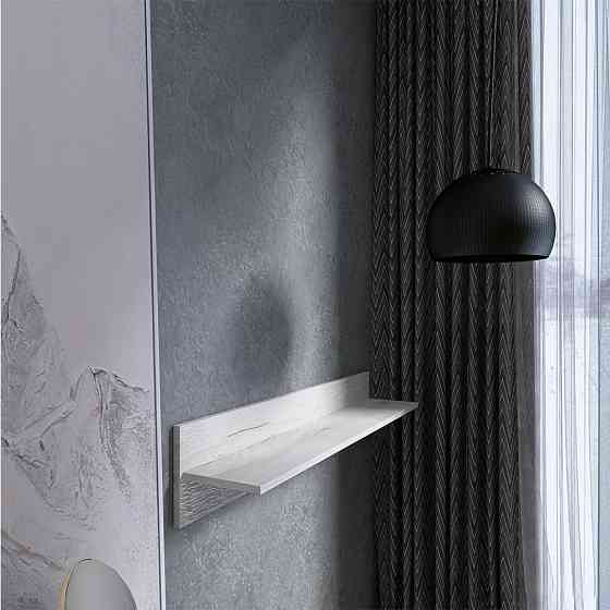 Полиця навісна Еверест ПЛН-1 Лайт Дуб Крафт білий (DTM-071079) Львів