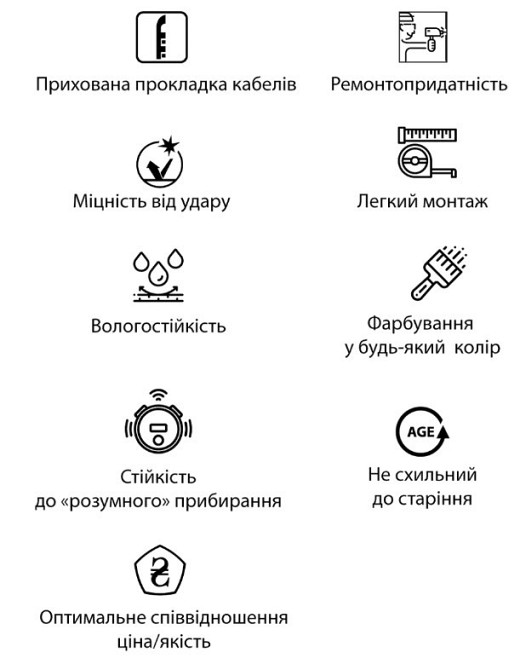 Плинтус полимерный Grand Decor HCR 520  2000х99х12мм Днепр - изображение 4