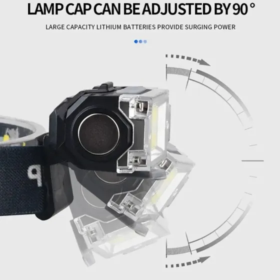 Мощный Налобный фонарь BL-T133 с красным свечением + сенсор, Налобный фонарь BL T133 с сенсером Киев