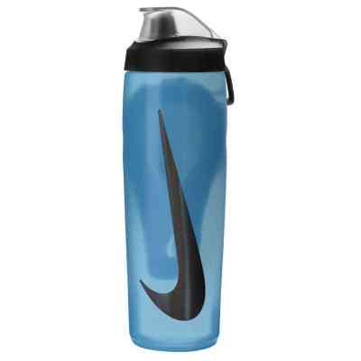 Бутылка для воды Nike Refuel Bottle Locking Lid 24 OZ синій, чорний 709 мл N.100.7668.420.24 (887791745309) Винница