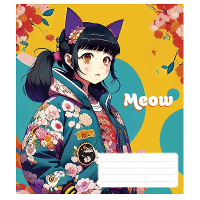 Тетрадь Школярик Kawaii 48 листов клетка (048-3302K) Винница - изображение 1