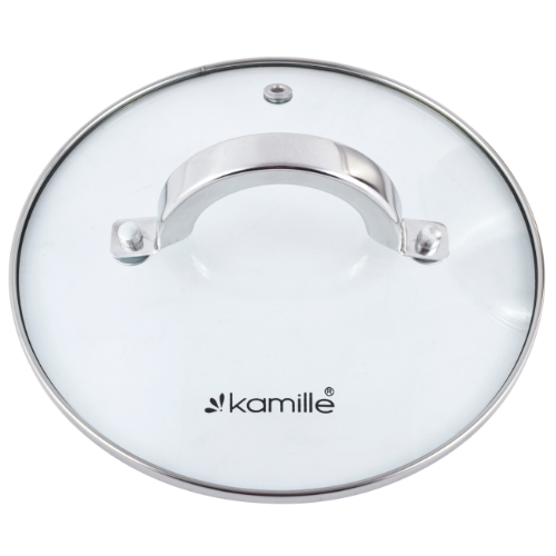 Ковш нержавіюча сталь 2л з кришкою 4227S KAMILLE Житомир - фото 2