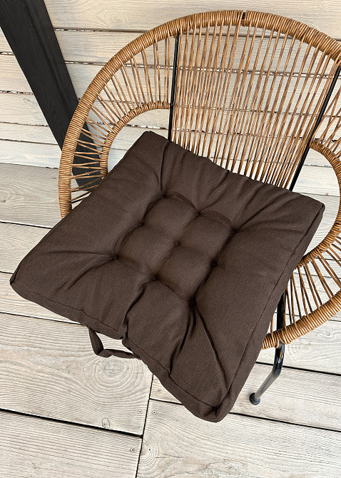 Подушка для стільців (50x50х8 см) Decorator Sawana колір коричневий 84-130 Київ - фото 3