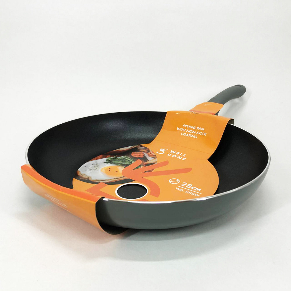 Сковорода качественная на плиту WELL, Удобная сковорода для индукционной плиты, Сковородки без масла OC-23 Львов - изображение 9