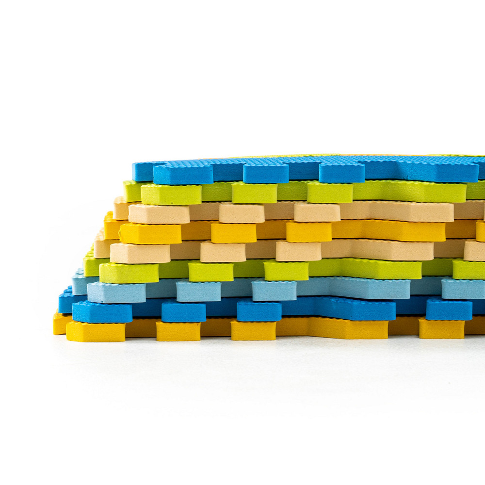 Детский коврик пазл с бортиками Transport 30x30 WCG EVA - 25 частей, для детей Киев - изображение 4