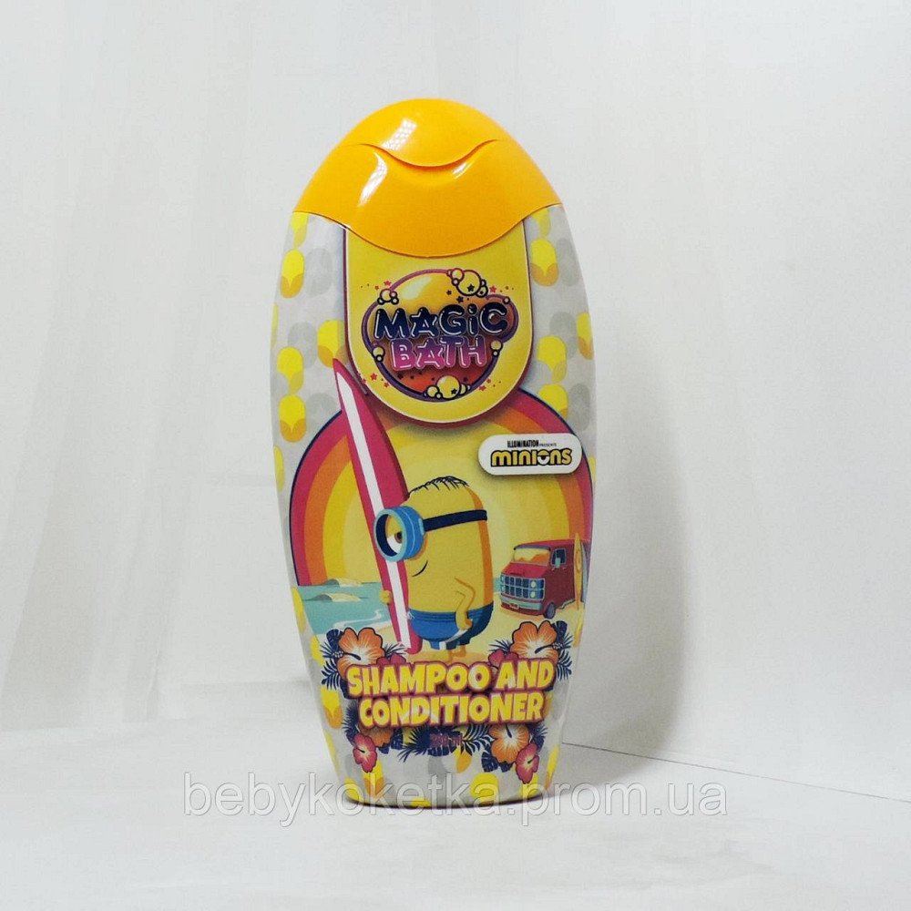 Детский шампунь и гель для душа 2в1 Minions Magic Bath 200мл. Львов - изображение 1