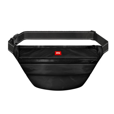 Поясная сумка-бананка для собак WAUDOG Family 33х17х10 см черная (56891) Винница - изображение 1