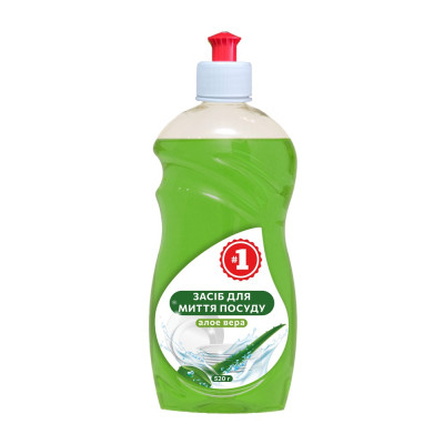 Засіб для ручного миття посуду #1 Алое вера 520 г (4820270631348) Вінниця - фото 1