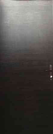 Двери Металл/ДСП, Шагрень 8017 снаружи, внутри ДСП 16 мм, коробка 60 мм, полотно 50, 950 Киев