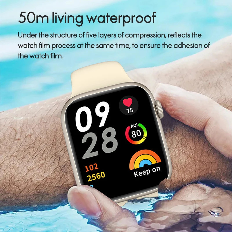 Защитная силиконовая пленка для смарт-часов Dazzling Xiaomi Redmi Watch 4 3D (Прозрачная) Николаев - изображение 5