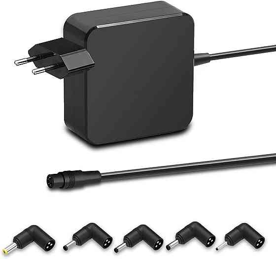 Универсальное зарядное устройство для ноутбука 65W/45W 5 портов быстрая зарядка совместимо с Asus VivoBook Киев