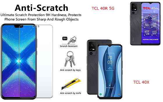 Защитное стекло NeoGlass для TCL 40R 5G, TCL 40X – ультрапрозрачное и устойчивое Киев