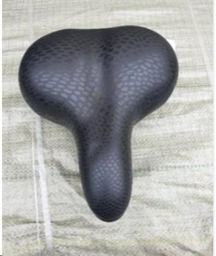Сідло велосипедне (пластмасове, м'яке чорне) Мукачево - фото 1