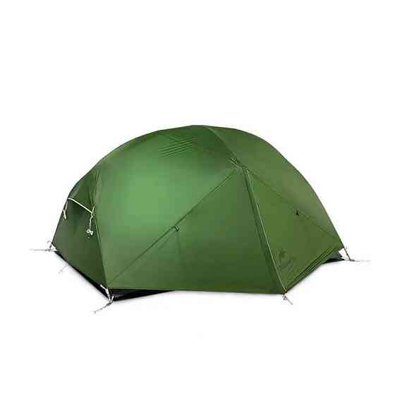 Намет надлегкий двомісний з футпринтом Naturehike Mongar NH17T007-M, 210T, темно-зелений Київ