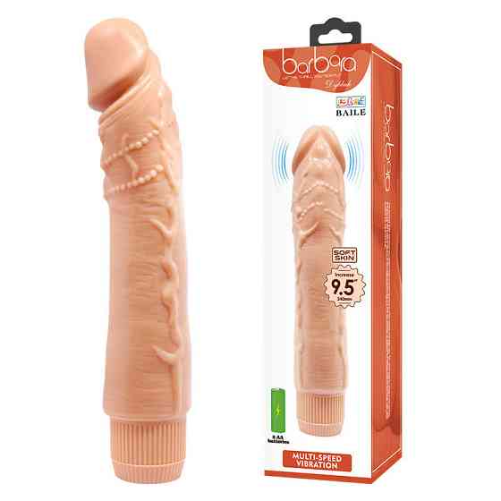 Вібратор - Barbara Dybbuk Vibrator 9,5" Flesh Sex Aura Київ