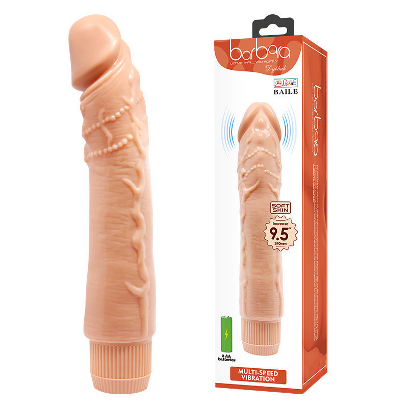 Вібратор - Barbara Dybbuk Vibrator 9,5" Flesh Sex Aura Київ - фото 2