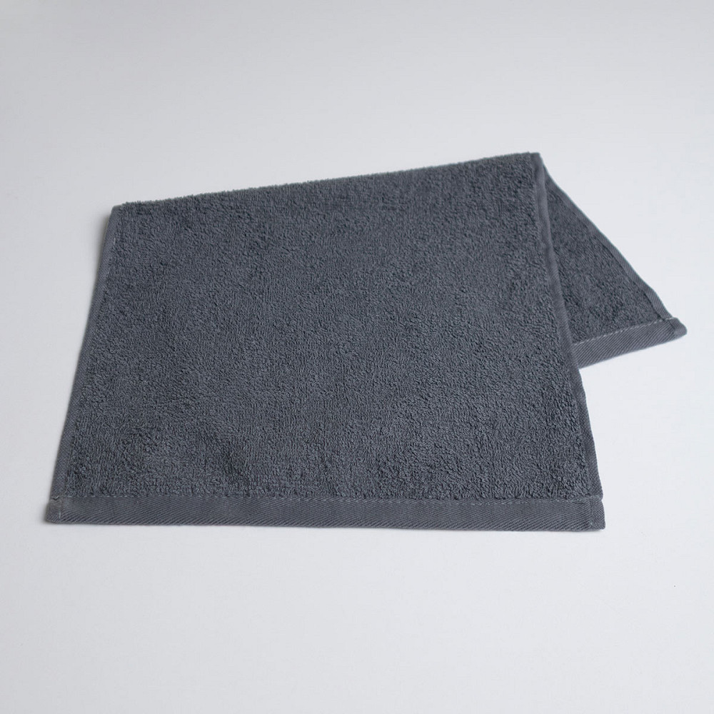 Махровое полотенце GM Textile 30х50см 400г/м2 (Серый) Сумы - изображение 4