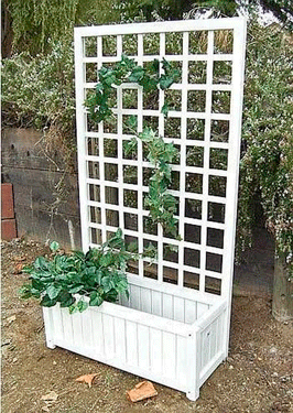 Кашпо со шпалерой 