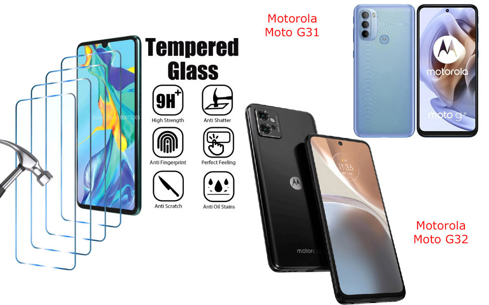 Захисне скло ArmorGlass для Motorola Moto G31, Moto G32 – стійке до подряпин та ударів Київ - фото 1