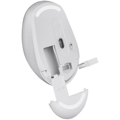 Мишка Defender Auris MB-027 Silent Wireless White (52028) Вінниця - фото 3