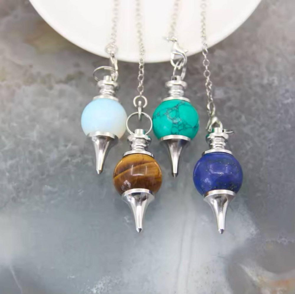 Кулон маятник з натурального опалу,підвіска для балансування чакр з опалу, маятник для діагностики т Київ - фото 4