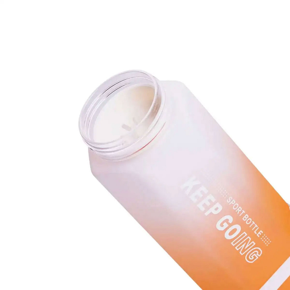 Пляшка для води Keep Going 650 мл з наклейками біла HP-14-47W Коломия - фото 4