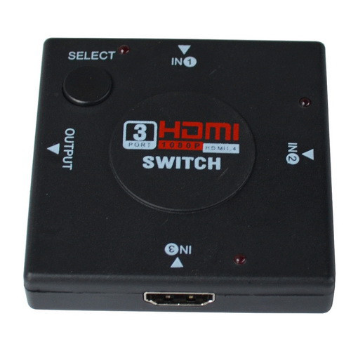 Соединитель HDMI (3 гнезда HDMI - 1 гнездо HDMI) (GC-301N) Полтава - изображение 1