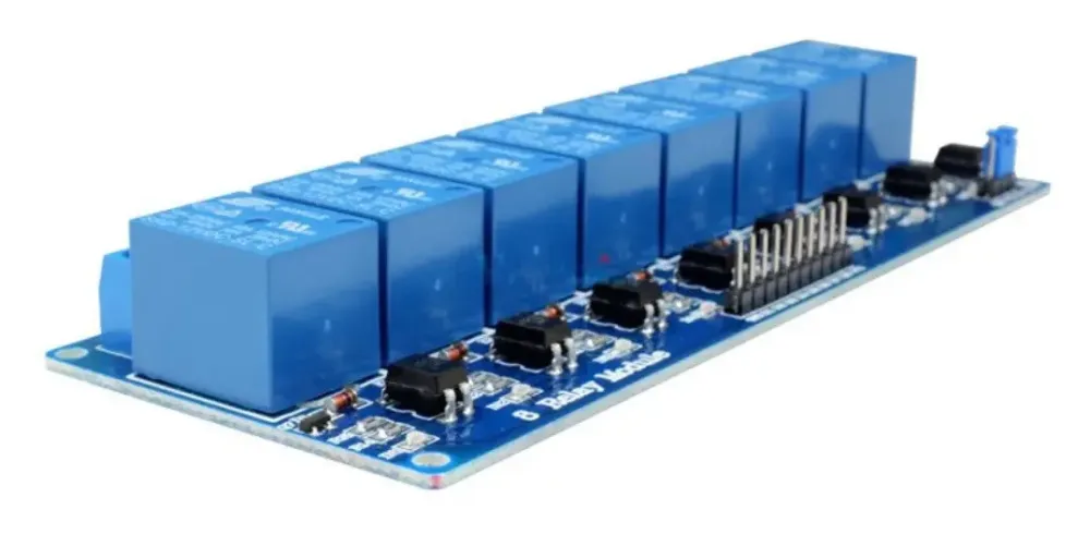 8-канальний релейний модуль 5В для Arduino та DIY проектів Київ - фото 4
