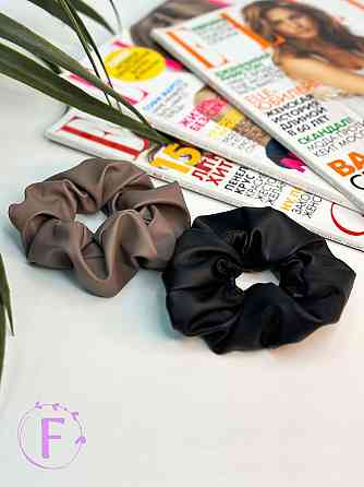 Кожаная резинка для волос оптом Киев