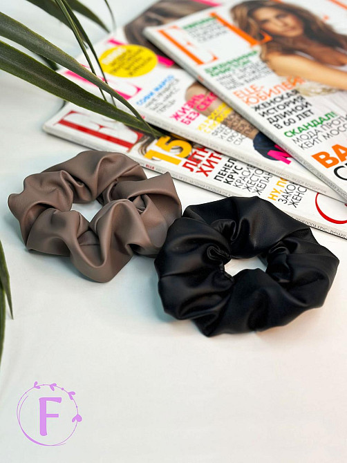 Шкіряна резинка для волосся оптом Київ - фото 1