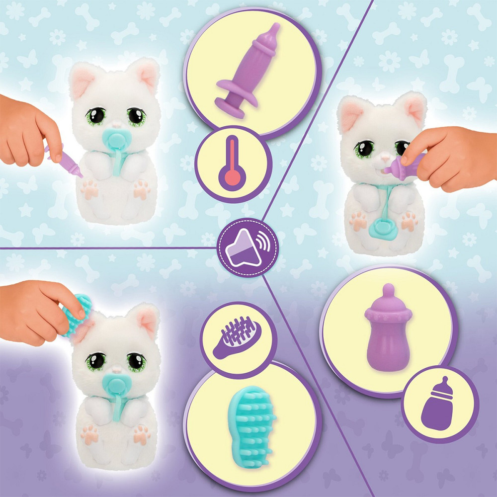 Інтерактивний ігровий набір Baby Paws серії Just Born — Кошеня Днепр - изображение 4