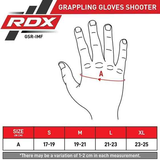 Перчатки для ММА (Греплинговые перчатки) RDX одобрены IMMAF M Red (капа в комплекте) Киев