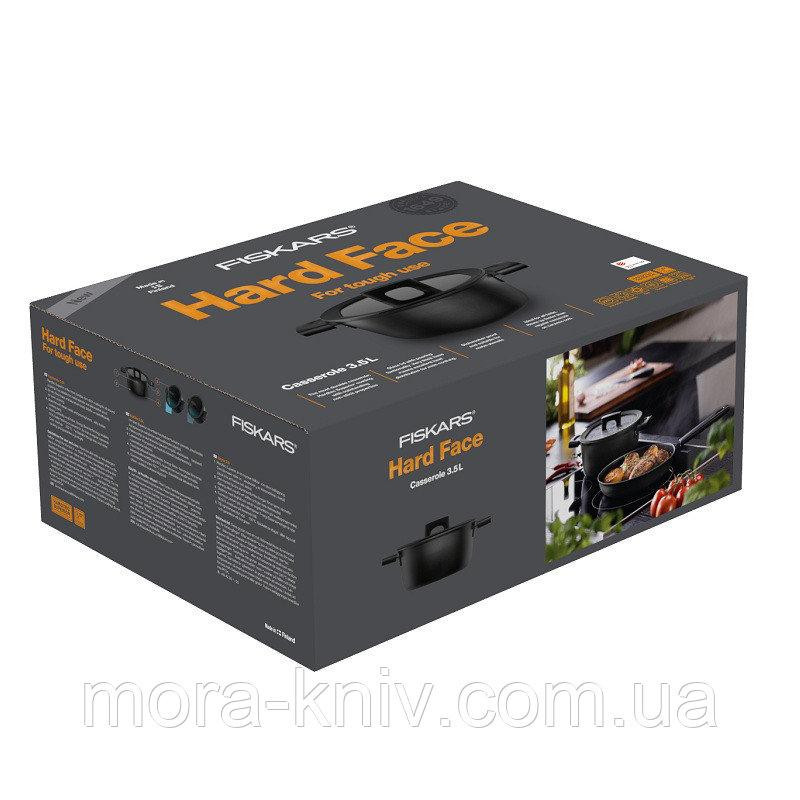 Кастрюля 3,5л fiskars hard face hardtec superior ø 22 см, черная (1020875) Нововолынск - изображение 7
