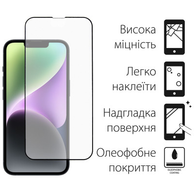 Стекло защитное Dengos iPhone 14 2pcs kit (DG-TG2P-32) Винница - изображение 2